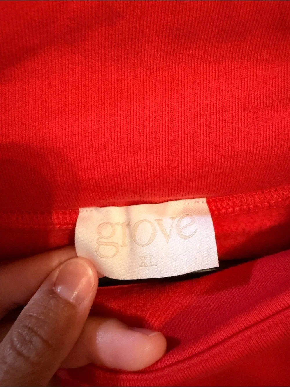 GROVE - Red Funnel Neck Sweatshirt